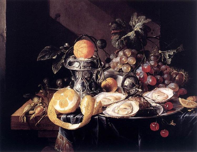 Cornelis de Heem Still-Life with Oysters